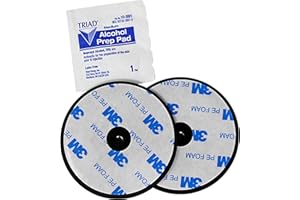 Crossery Adhesive Mounting Disk for Car Dash Board | Phone Mount, Dashboard Cam & Smartphone Holder Suction Disc | Compatible