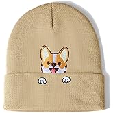 Corgi Dog Hat Beanie for Corgi Lovers Corgi Dog Mother Dad Cute Stuff Decor Women Men