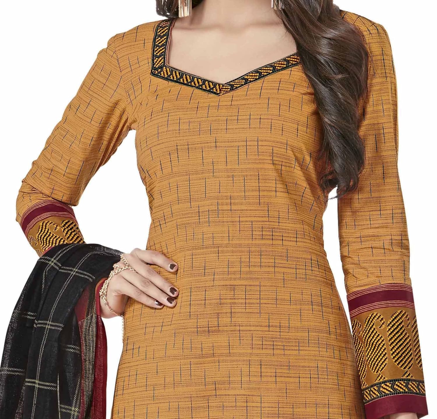 miraan women's cotton dress material