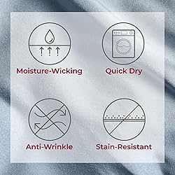 Mellanni Extra Deep King Sheets - 4 PC Iconic
