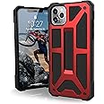 URBAN ARMOR GEAR UAG Designed for iPhone 11 Pro Max [6.5-inch Screen] Monarch Feather-Light Rugged [Crimson] Military Drop Tested iPhone Case