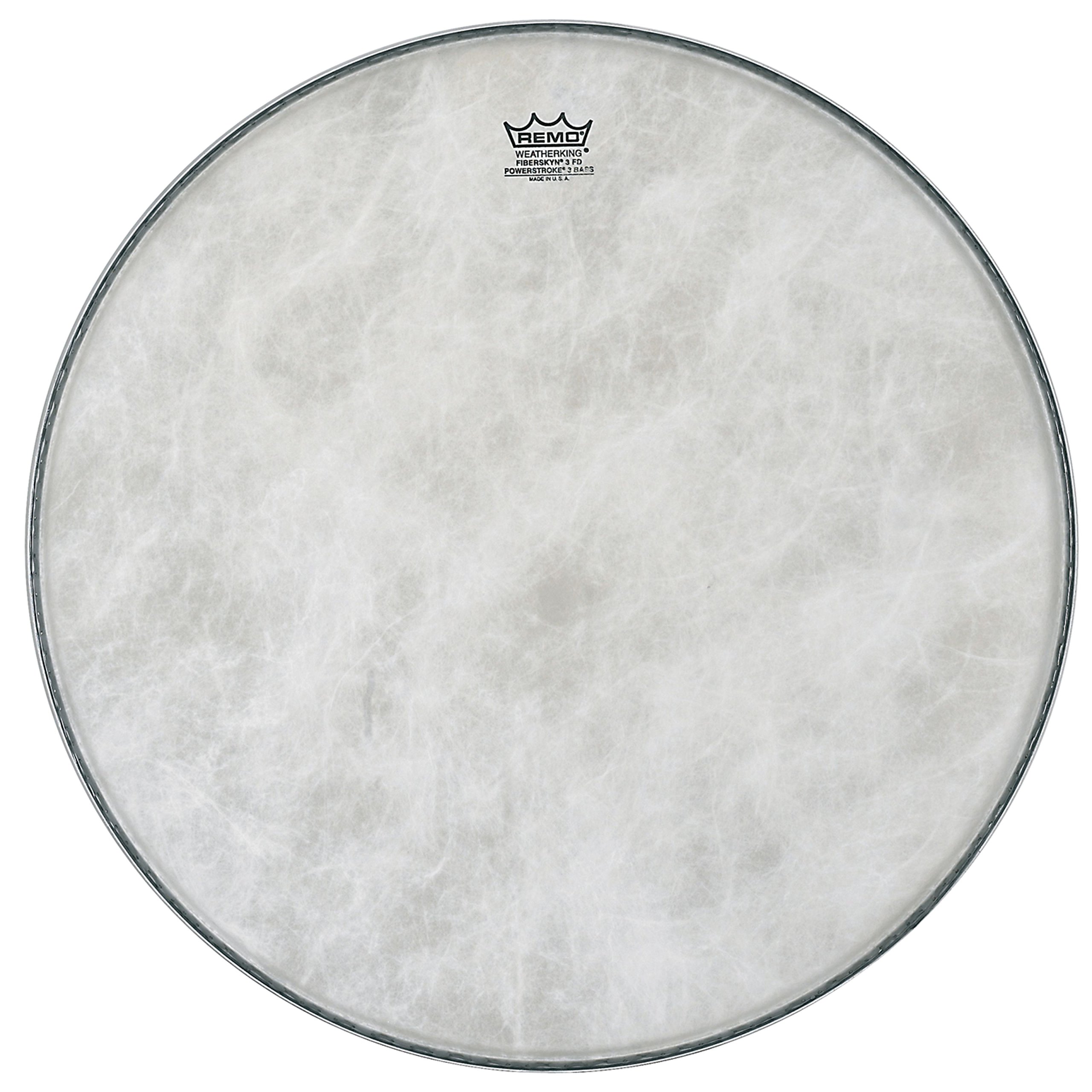 Remo P31524FD 24-Inch Fiberskyn Powerstroke 3 Diplomat Bass Drumhead