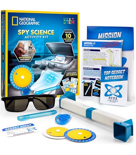 Kosmos Spy Labs Forensic Kit – Laboratoire De Détective Pour Enfants Dès 8 Ans – Analyser Des Indices Comme Un Vrai Criminologue