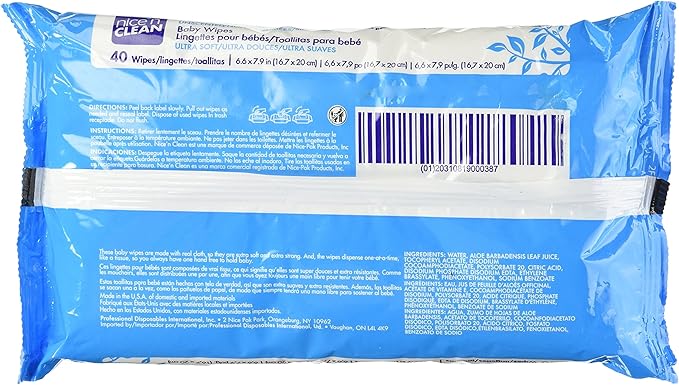 nice and clean baby wipes