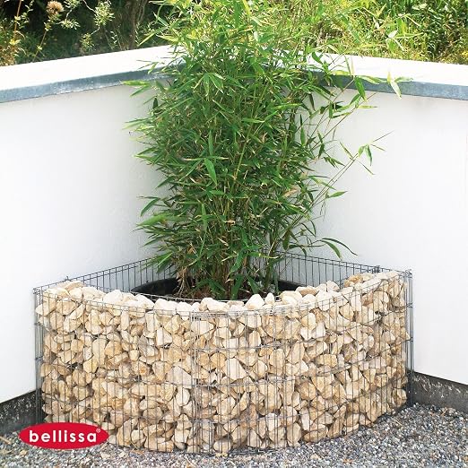 Bellissa – pared de esquina Valla de 73 x 73 x 81 cm, altura 40 cm ...