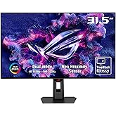 ASUS ROG Strix 32�� 4K OLED Gaming Monitor (XG32UCWG) - TrueBlack Glossy OLED, Dual Mode (4K@165Hz, FHD@330Hz), 0.03ms, G-SYNC