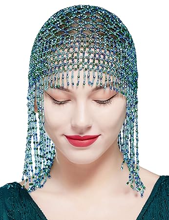 gatsby beaded hat