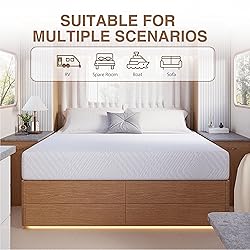 Dyonery RV Mattress Short Queen, 8 Inch Memory Foam