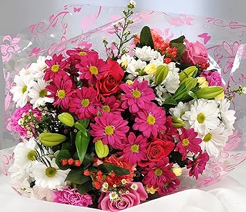 Anniversary Or Birthday Present Delivered Free Uk Next Day 7 Days A Week Homeland Florists All Red Ruby Flower Bouquet Bouquets Sprays Wreaths Bouquets