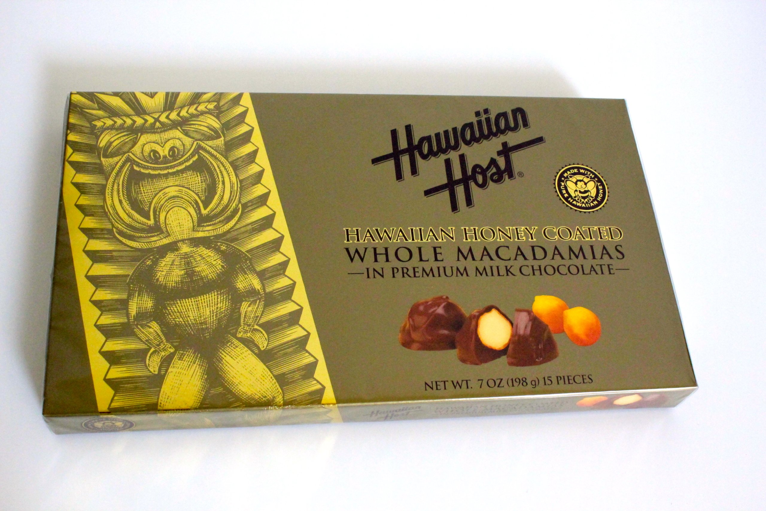 Hawaiian Host Hawaiian HoneyCoated Whole Macadamias in Premium Milk