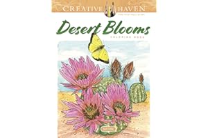 Creative Haven Desert Blooms Coloring Book