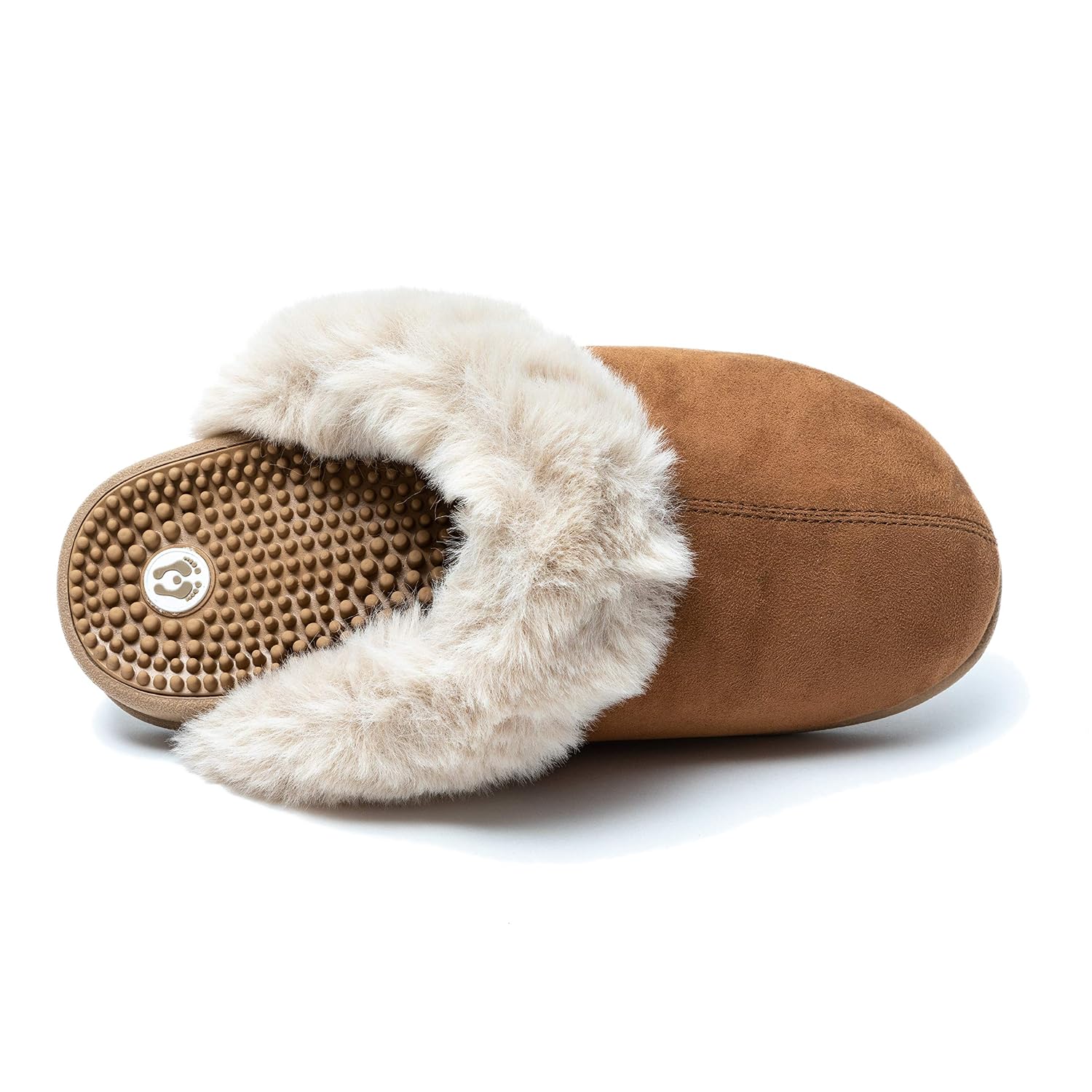Faux Fur Lining Cushion Comfort Sole 