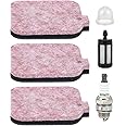 Powtol BG85 Air Filter Tune Up Kit for Stihl BG 55 85 BG45 BG55 BG65 SH85 SH55 Leaf Blower Parts 4229 120 1800 W Fuel Line Primer Bulb Spark Plug