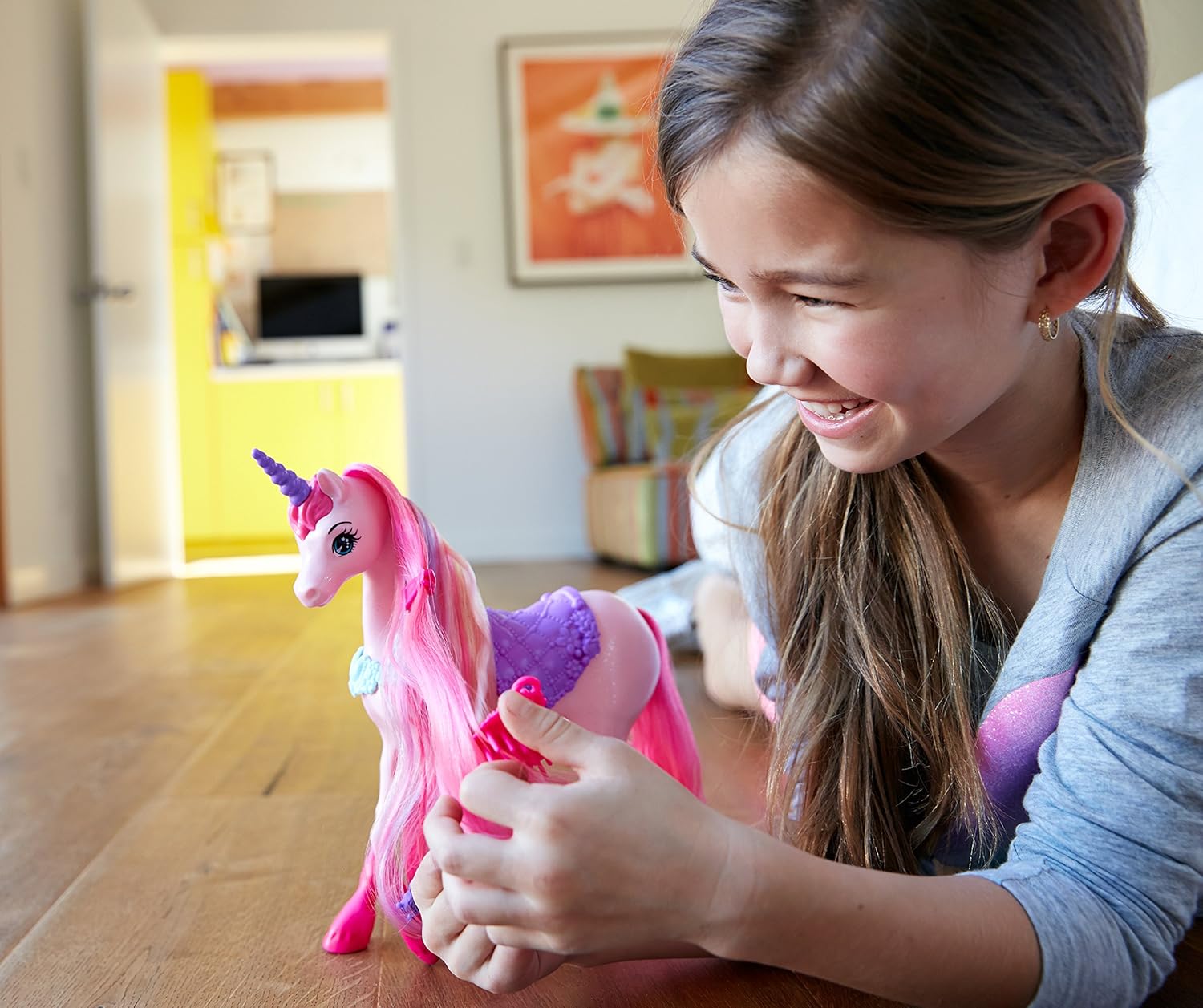 barbie endless hair kingdom unicorn