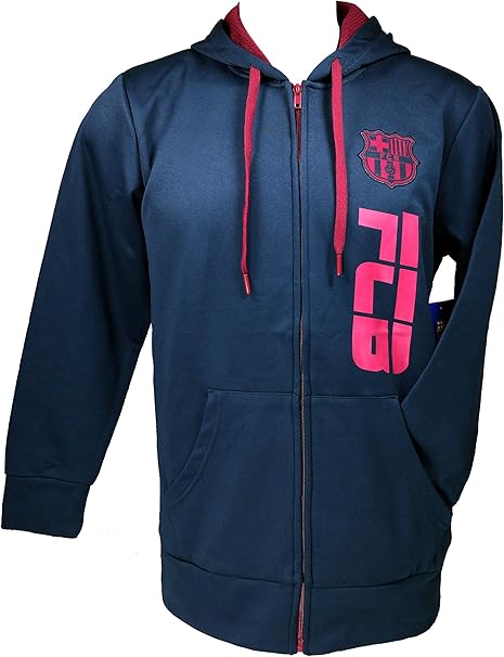 fc barcelona zip hoodie
