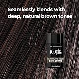 Toppik Hair Building Fibres Dark Brown 27.5g - Thicker Hairline Crown Beard view 6