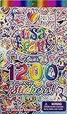 Lisa Frank 1200 Stickers Tablet Book 10 pages of Collectible Stickers Crafts Scrapbooking