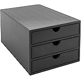 Exerz Papier Sortierer mit 3 Schubladen/A4 Dokumente - Drahtgeflecht