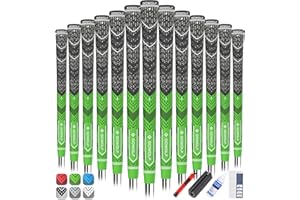 Gowolf Golf Grip Cord Rubber Multi-compound Golf Driver Irons Club Choose 13 Grips with 15pcs Tapes Or Full Kit choose one