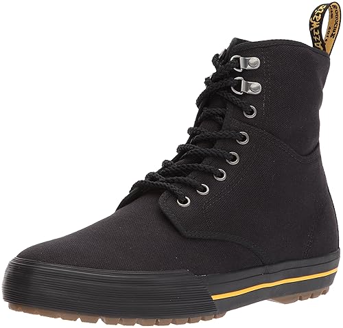 black canvas dr martens