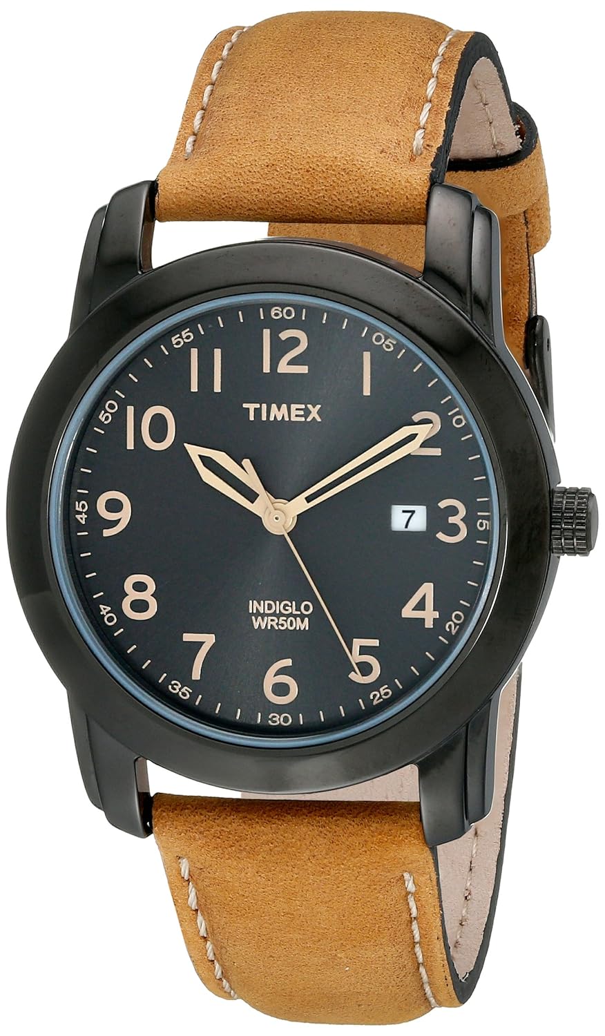Amazon.com: Timex Men's T2P133 Highland Street Tan Leather Strap Watch:  Watches