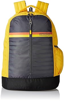 American Tourister 28 Ltrs Yellow Casual Backpack (AMT PING Backpack 01 - Yellow)
