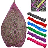 T TEKE Classic Slow Hay Feeder Hay Nets, 2" Holes, 40" Length | Horse Supplies, Hay Bags for Horses, Goat Feed
