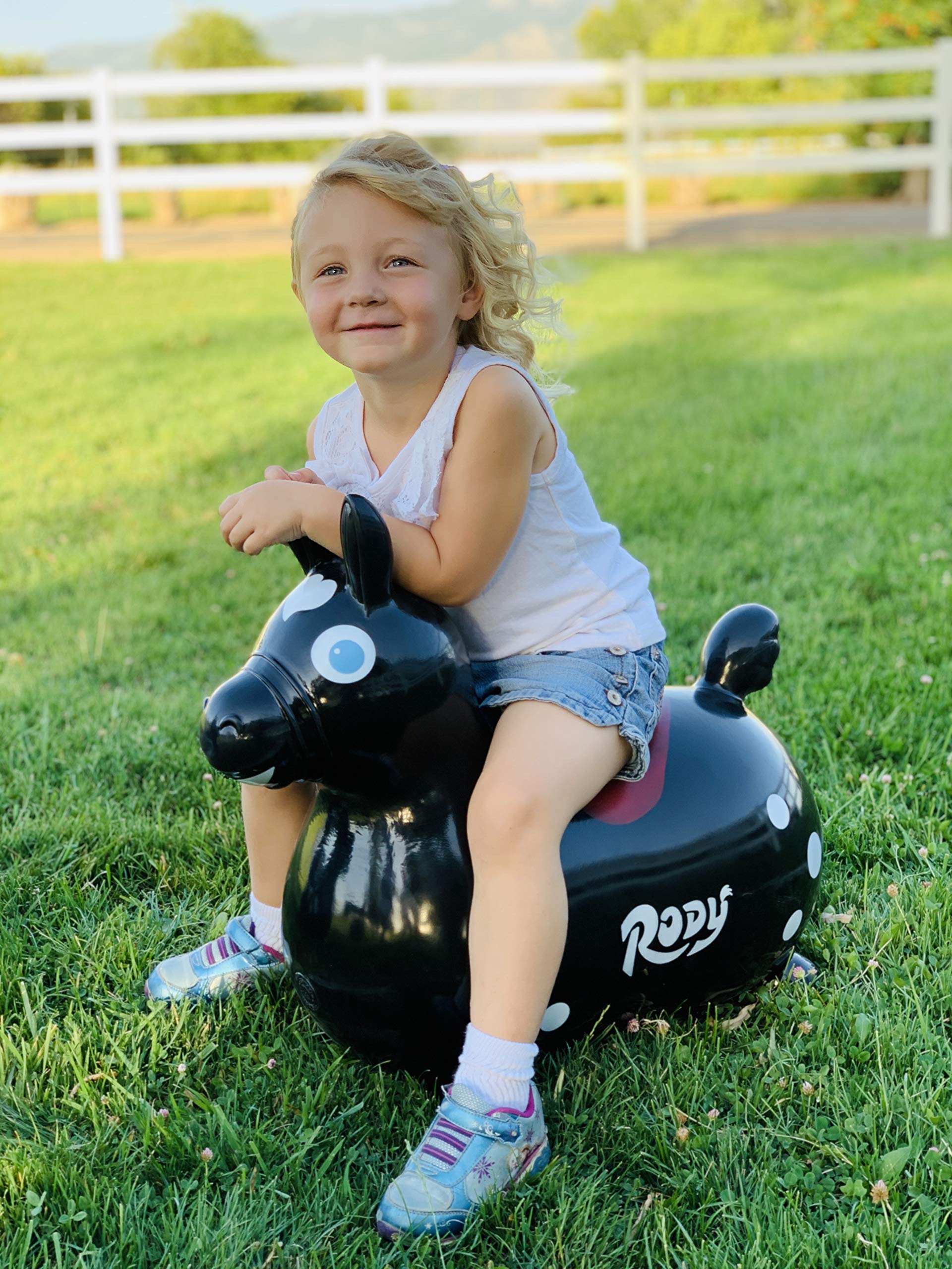 GYMNIC Rody Bounce Horse Black