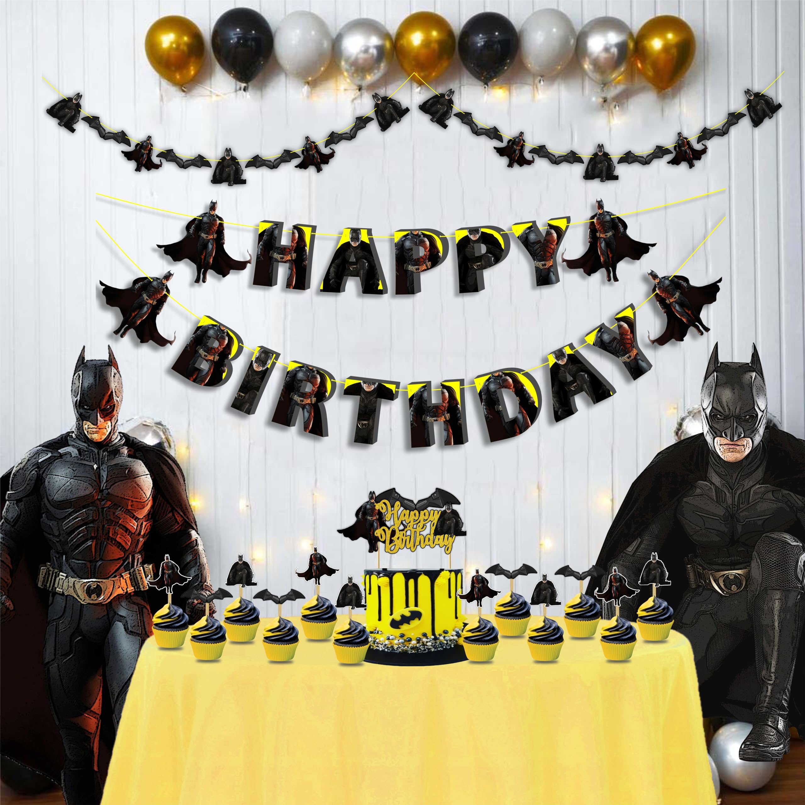Seyal® Btman Theme Birthday Party Supplies