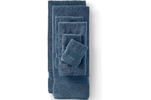 Lands' End Supima Towel Bering Sea Blue 6 Piece Towel Set