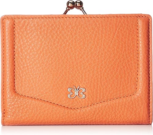 Amazon ハナエモリ 二つ折り口金財布 クロエ Hmp452 オレンジ 財布