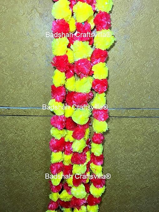 Buy Badshah Craftsvilla Marigold Fluffy Artificial Flower