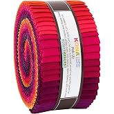 Kona Cotton Solids Birds of Paradise Roll Up 40 2.5-inch Strips Jelly Roll Robert Kaufman RU-773-40