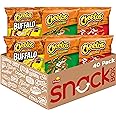 Cheetos Cheese Flavored Snacks, Cheesy & Spicy Favorites with Crunchy, Buffalo, and Cheddar Jalapeno Variety Pack, 1 Ounce (Pack of 40)
