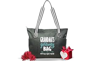 Brooke & Jess Designs Grandma Gifts, Nana Gifts Tote Bag - Perfect for Work, Gift for Granny, Mother's Day from Grandkids