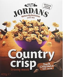 Jordans - Country crisp - Bolitas de cereales crujientes con rizos de chocolate negro - 400
