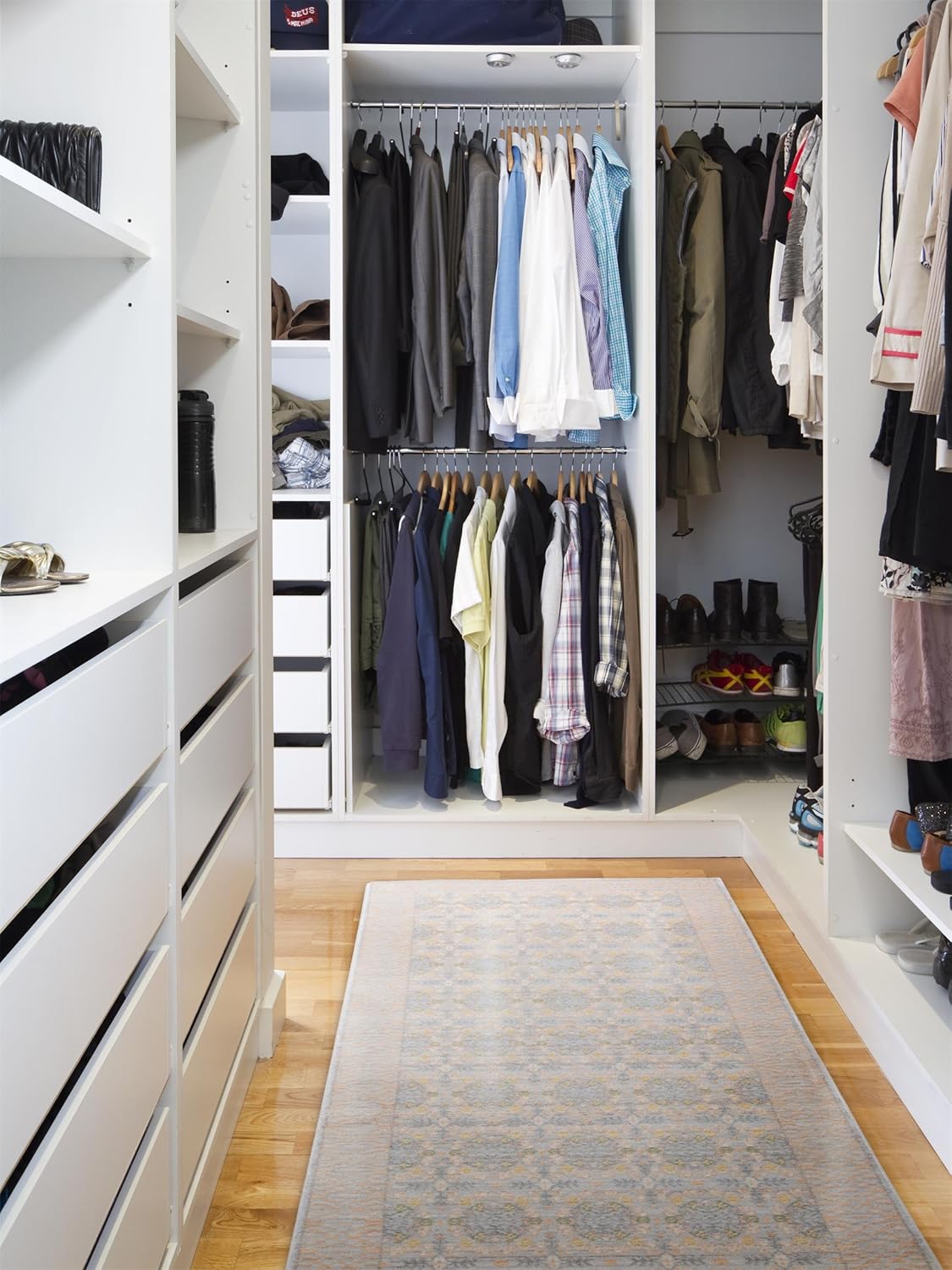 Benuta Modern Rug For Living Room And Bedroom Synthetic Fibre Beige 70 X 240 X 0 02 Cm Amazon Co Uk Kitchen Home