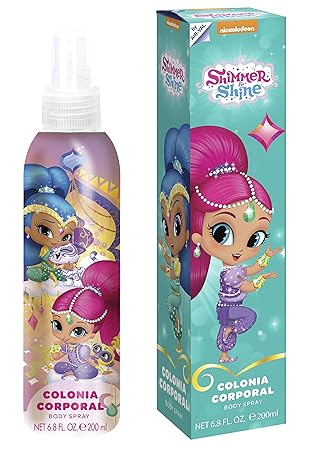 Air Val Nickelodeon Shimmer Shine Body Spray 200 Ml Eau De Toilette Parfum Korperspray Fur Kinder Geschenk Fur Madchen Amazon De Beauty