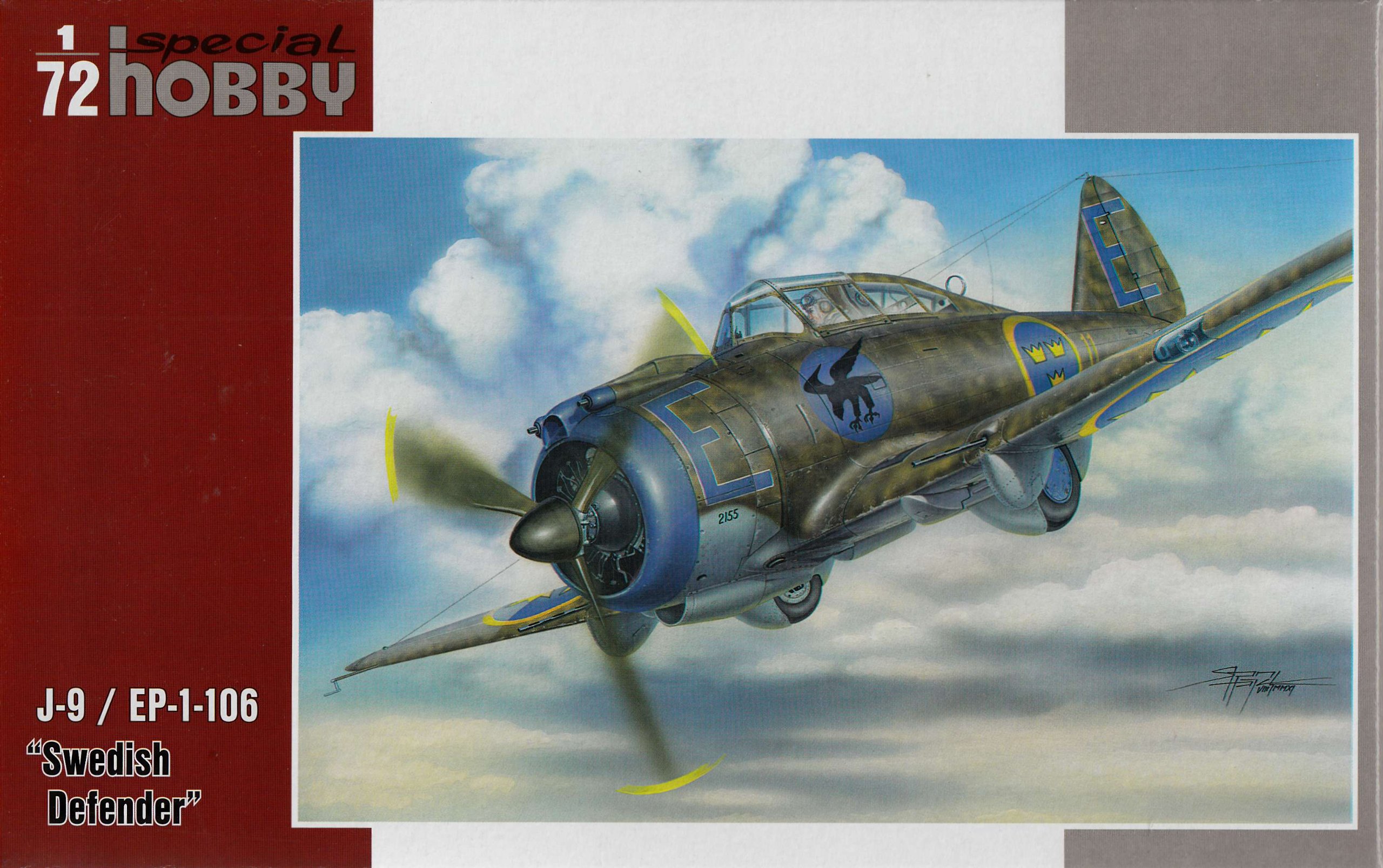 Special Hobby 1/72 Seversky J-9/EP-106 Swedish Defender # 72235