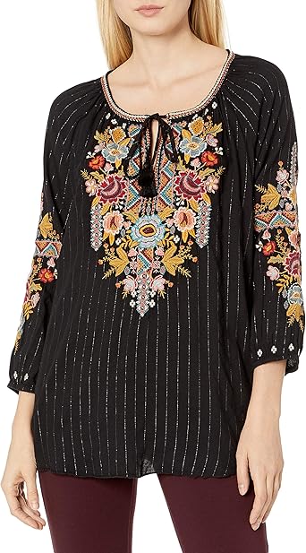 johnny was allegra peasant blouse