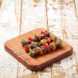 NadaKin 200 PCS Natural Bamboo Skewers 25 cm for BBQ Kabobs Appetizers view 3