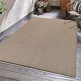 Adiva Rugs Outdoor Indoor Area Rug, Weather Resistant, Easy to Clean, Stain Resistant Floor Mat for Dining Room, Backyard, De