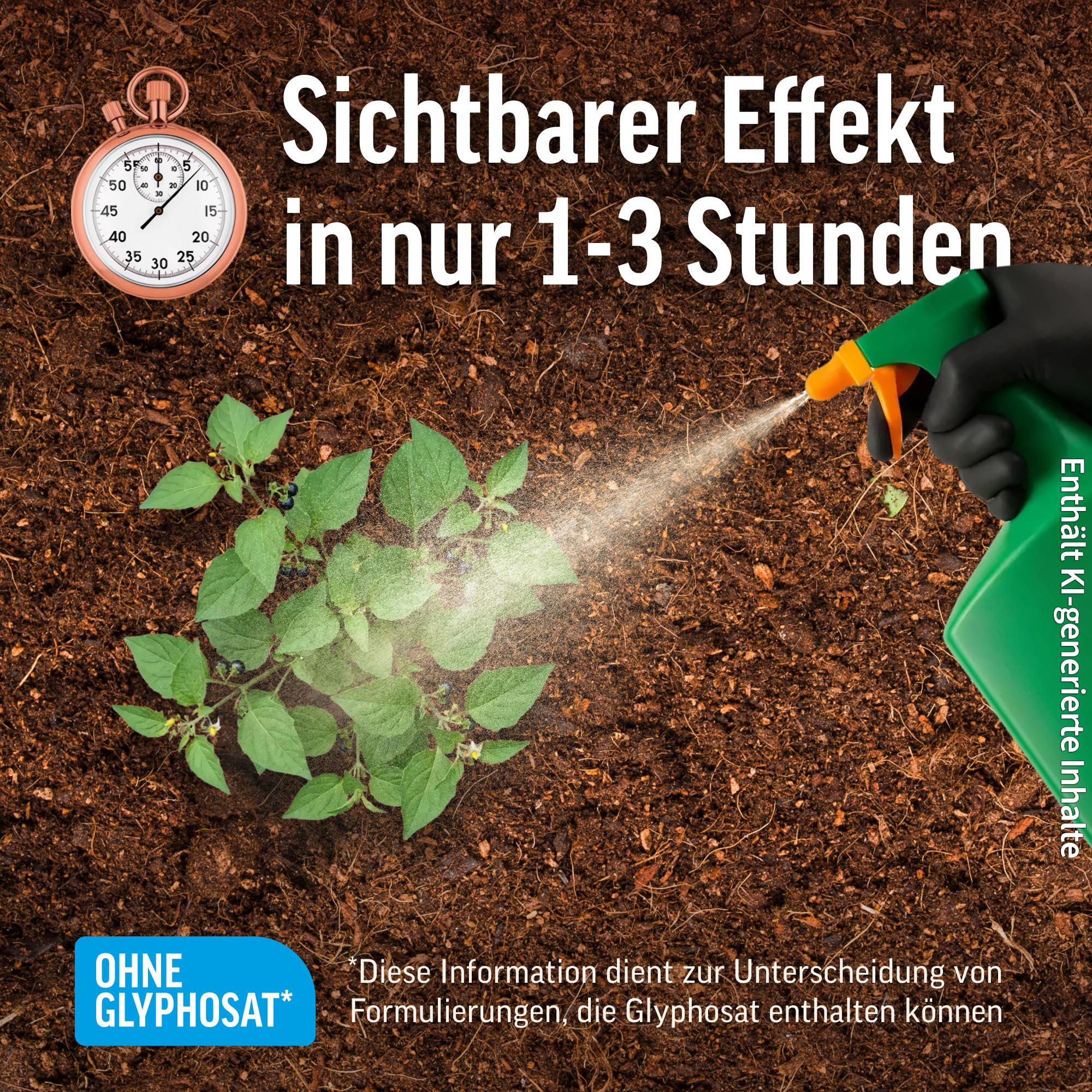 Roundup Unkrautfrei Express 2,5L Refill gegen Unkraut in Ziergärten 3