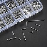 Jttxiu 410-Piece M2 Hex Socket Screw Set 304 Stainless Steel Nuts Washers with view 6