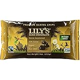 Lily's Chocolate - All Natural Dark Chocolate Premium Baking Chips - 9 Oz (Pack of 3)