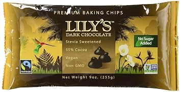 Lily’s Dark Chocolate Chips (stevia sweetened)