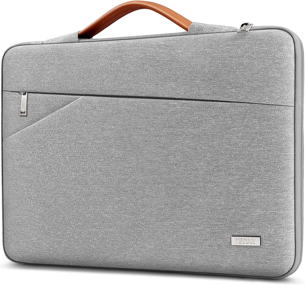 TECOOL 15.6 Inch Laptop Sleeve Protective Case Grey