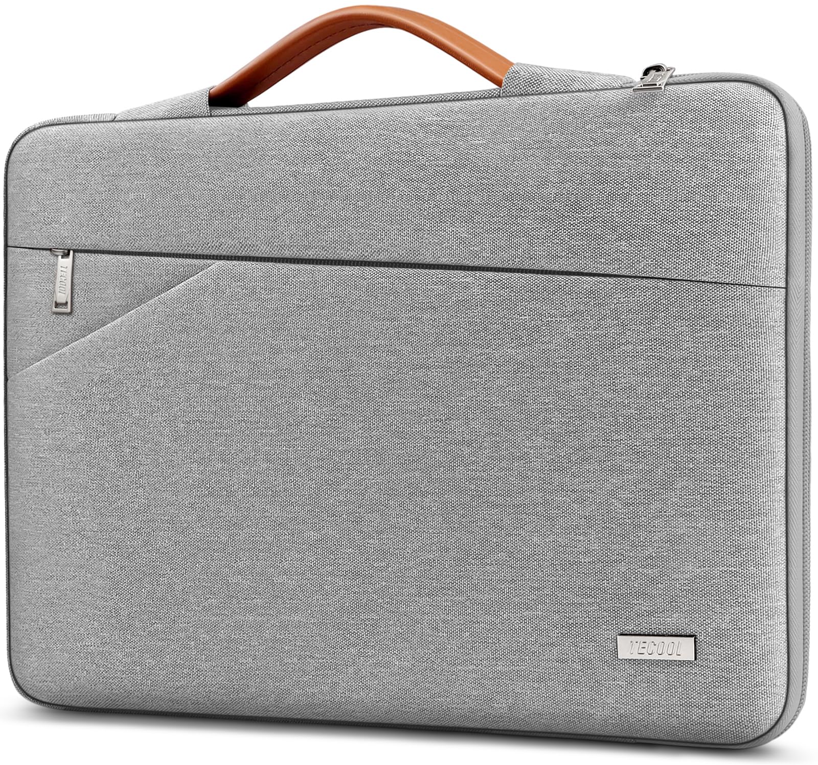 TECOOL 13.3 Inch Laptop Case Sleeve for MacBook Air 13 13.6 Inch M5 M4 M3 M2 M1 2026-2010, MacBook Pro 13 Inch, MacBook Pro 14 Inch, 13.3'' Notebook Waterproof Protective Case, Grey