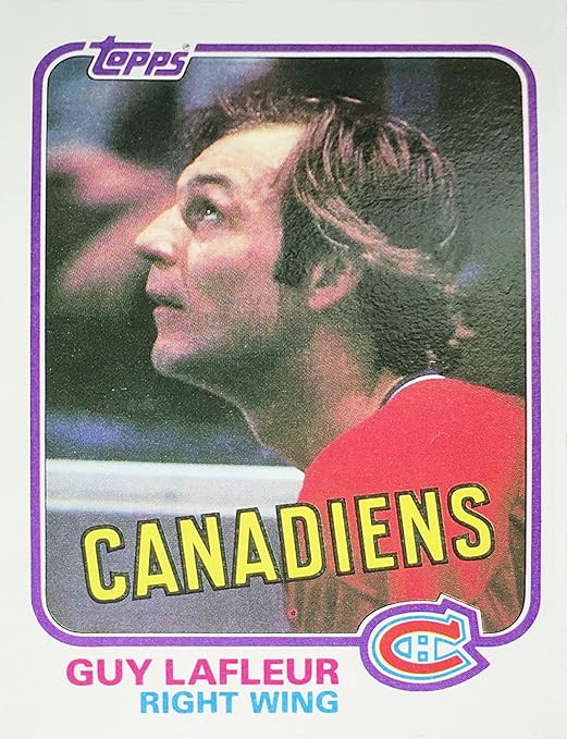 Guy Lafleur Topps Hockey Card Montreal Canadiens Amazon.ca Sports & Outdoors