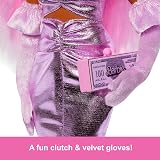 Barbie Deluxe Style Doll Barbiecore Outfit Pink Hair Glossy Dress Accessories view 3